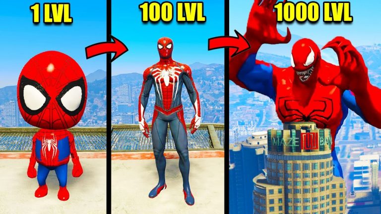 VYLEVELOVAL som Spider Mana do Levelu 1000 – GTA 5 Mody