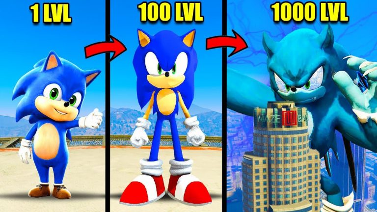 VYLEVELOVAL som Sonica do Levelu 1000 – GTA 5 Mody