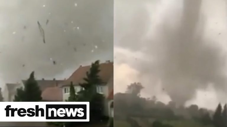 Autentické video: Češka natáčala tornádo, keď jej ničilo vlastný dom (HROZIA AJ NA SLOVENSKU?)