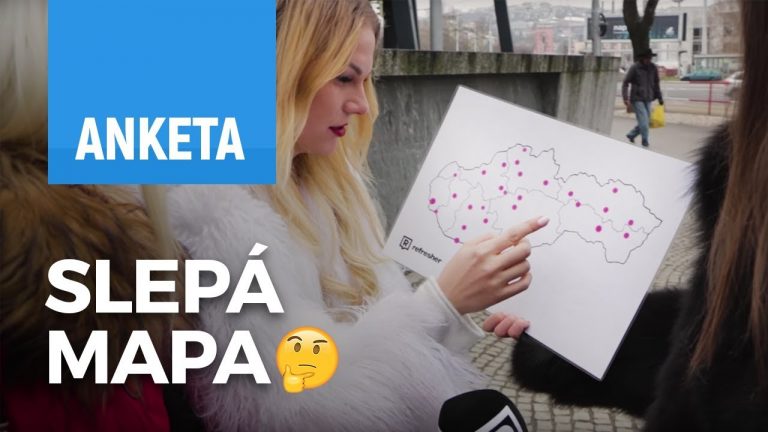 Dokázali Slováci na mape ukázať slovenské mestá? 😅 (Anketa)