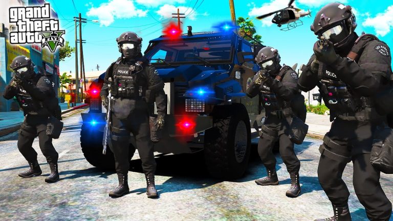 Povýšili ma na Veliteľa Jednotky SWAT – Pracujem ako aj POLICAJT v GTA 5 #20