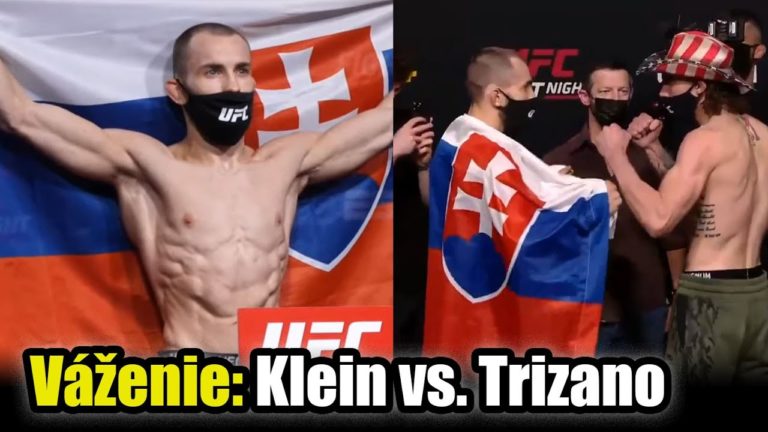 Lajoš Klein vs. Mike Trizano: Váženie pred turnajom UFC