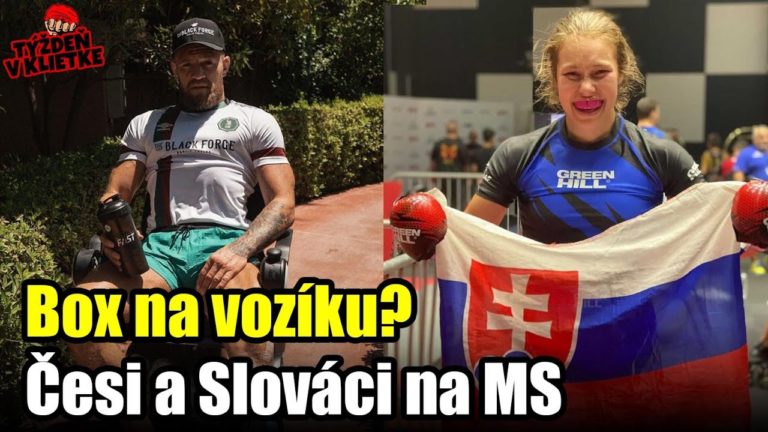 Týždeň V klietke: McGregor bude boxovať na invalidnom vozíku. Mladí Česi i Slováci úspešní na MS