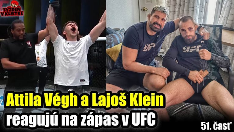 Týždeň V klietke: Diskutabilná prehra Lajoša Kleina v UFC.. Reakcie Attilu Végha ako aj i Kleina