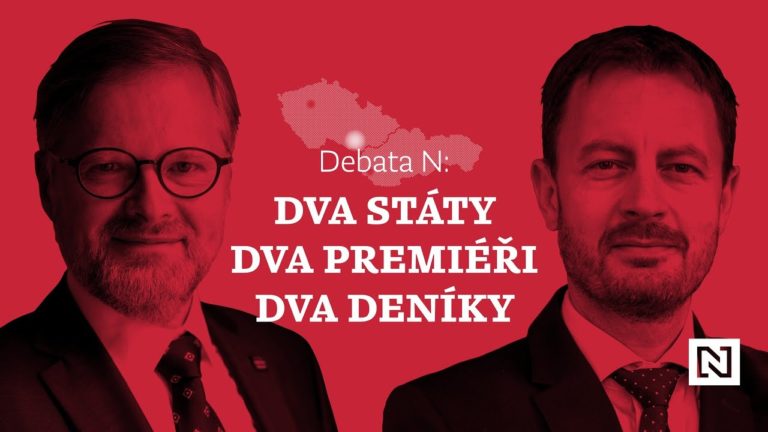 Dva štáty, dvaja premiéri, dva denníky: Petr Fiala i Eduard Heger v diskusii Denníka N (VIDEO)