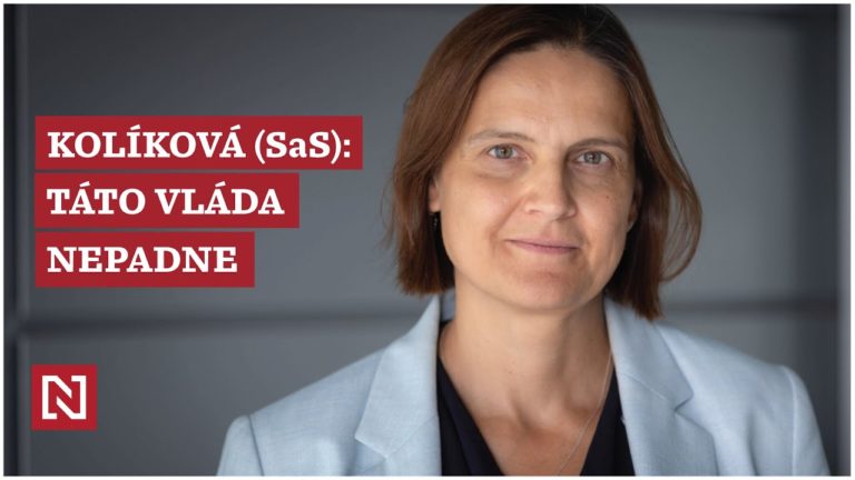 Poslankyňa SaS Kolíková: Táto vláda nepadne (VIDEO)