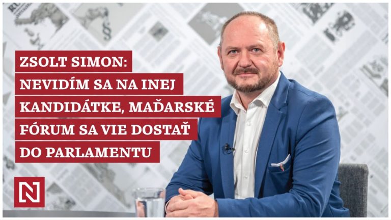 Zsolt Simon: Nevidím sa na inej kandidátke, Maďarské fórum sa vie dostať do parlamentu (VIDEO)