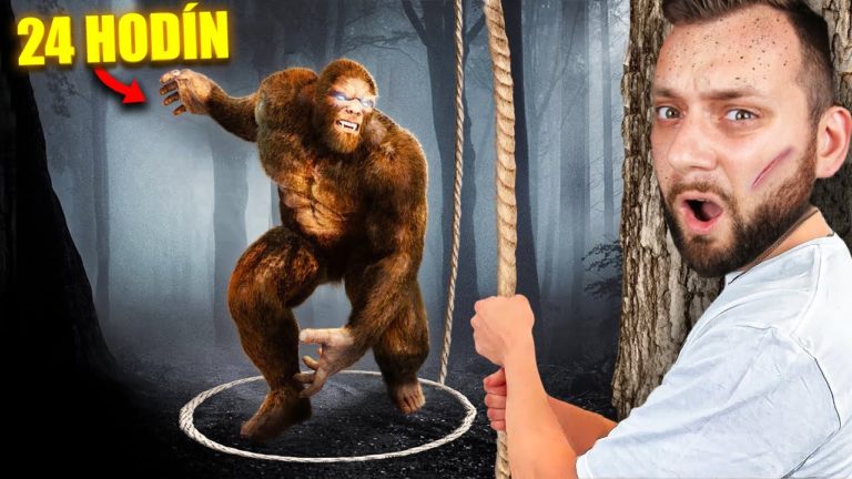 24 Hodín sa Snažím Chytiť Obrovského Bigfoota