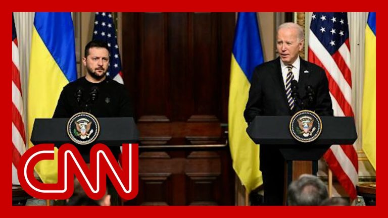 Biden and Zelensky hold joint news conference on Ukraine aid (VIDEO)
