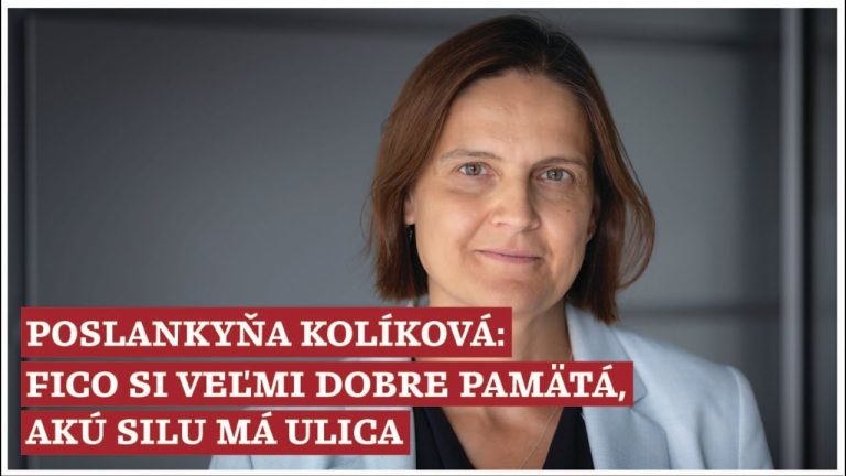 Poslankyňa Kolíková: Fico si nadmerne dobre pamätá, akú silu má ulica (VIDEO)