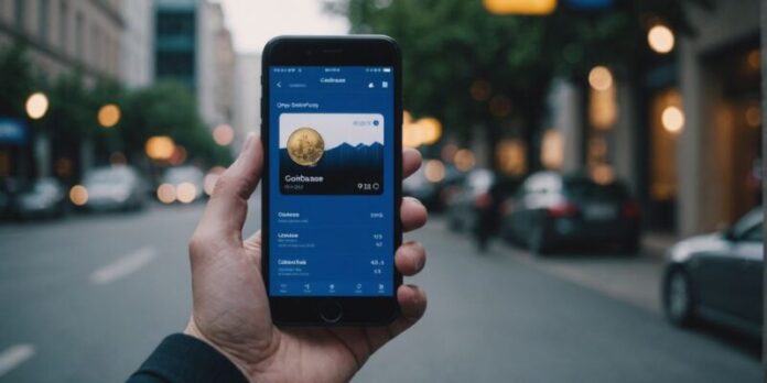 User exploring Coinbase app for cryptocurrency investments