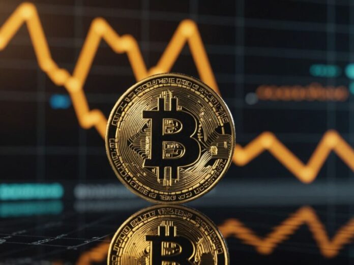 Bitcoin price approaching significant threshold on rising graph